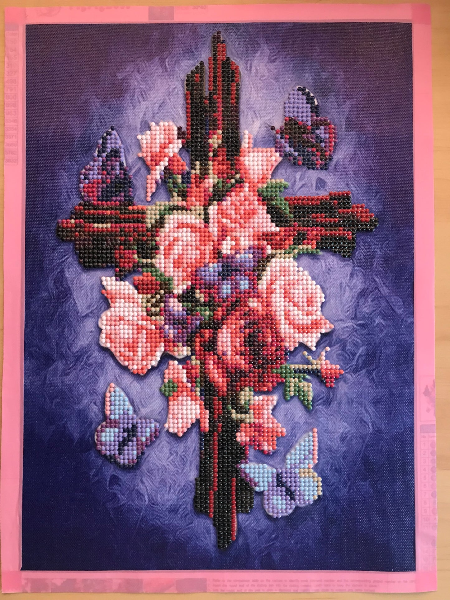 Purple Cross Diamond Painting